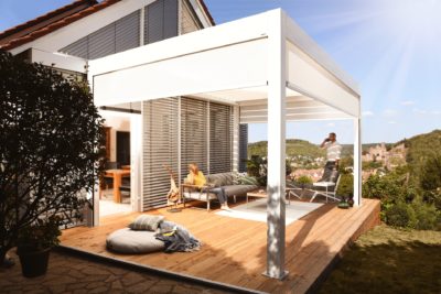 Lamellendach - Sonnenschutz für die Terrasse, Garten